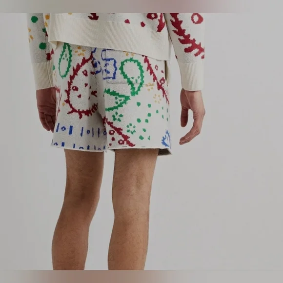 Rhude Multicolor Knit Shorts